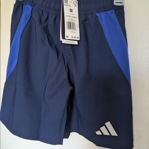 Adidas Boy's Navy and Royal Blue Athletic Shorts